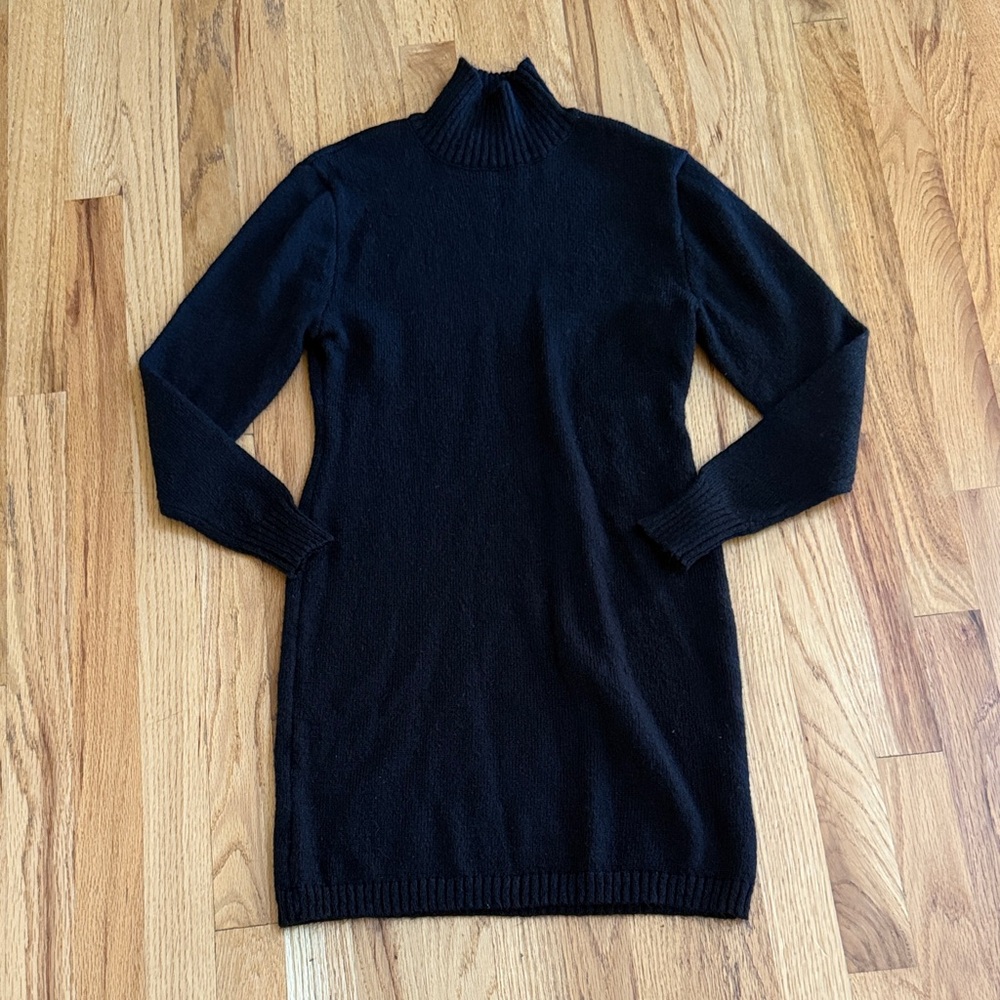 CHLOE & CYRUS Turtleneck Sweater Dress, Size Large